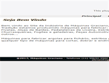 Tablet Screenshot of maquinasgraciano.com.br